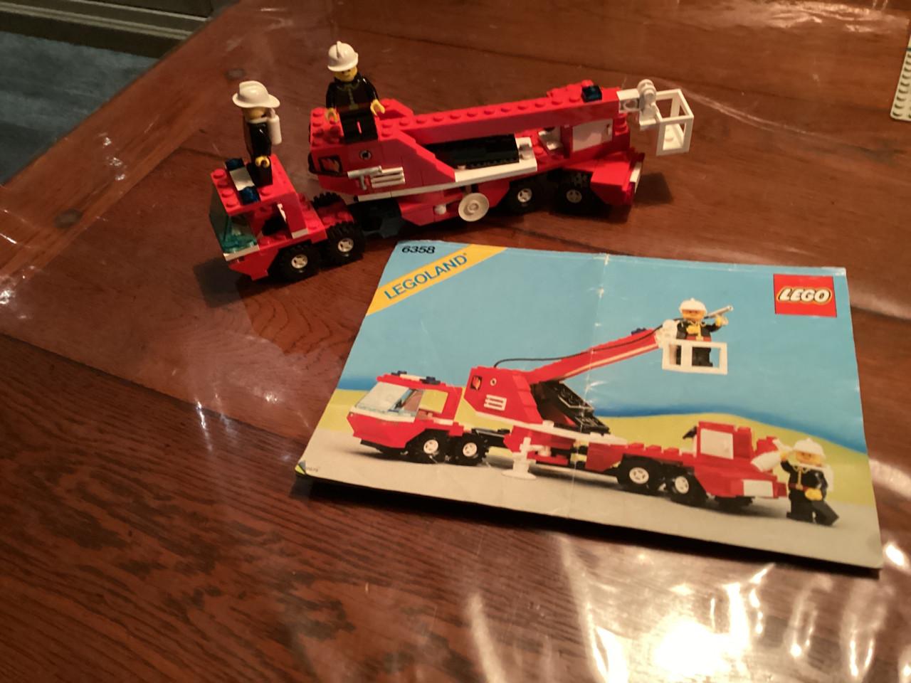 Legoland 6358 ladderwagen