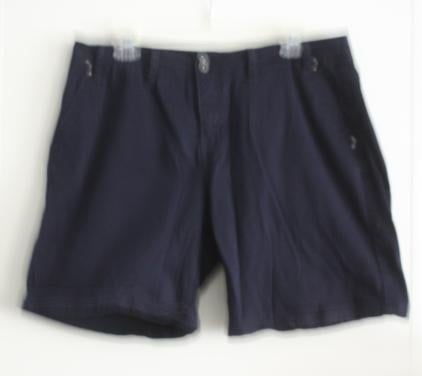 Donkerblauwe korte broek maat 44