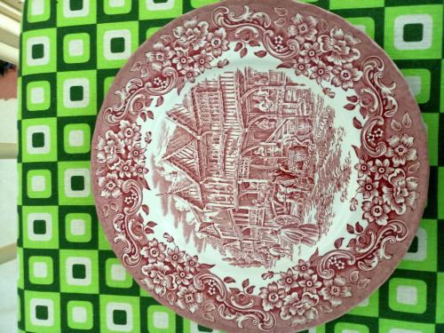 Engels royal tudor ware bord '17th century england