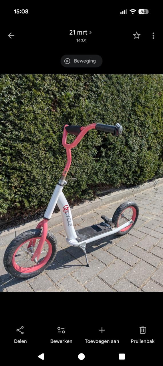 Step met luchtbanden