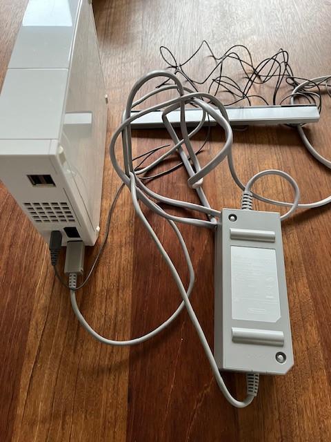 Nintendo Wii met balance board, maar zonder controllers