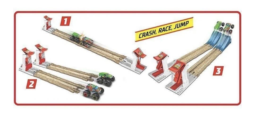 Hot Wheels Monster Trucks met Racebaan