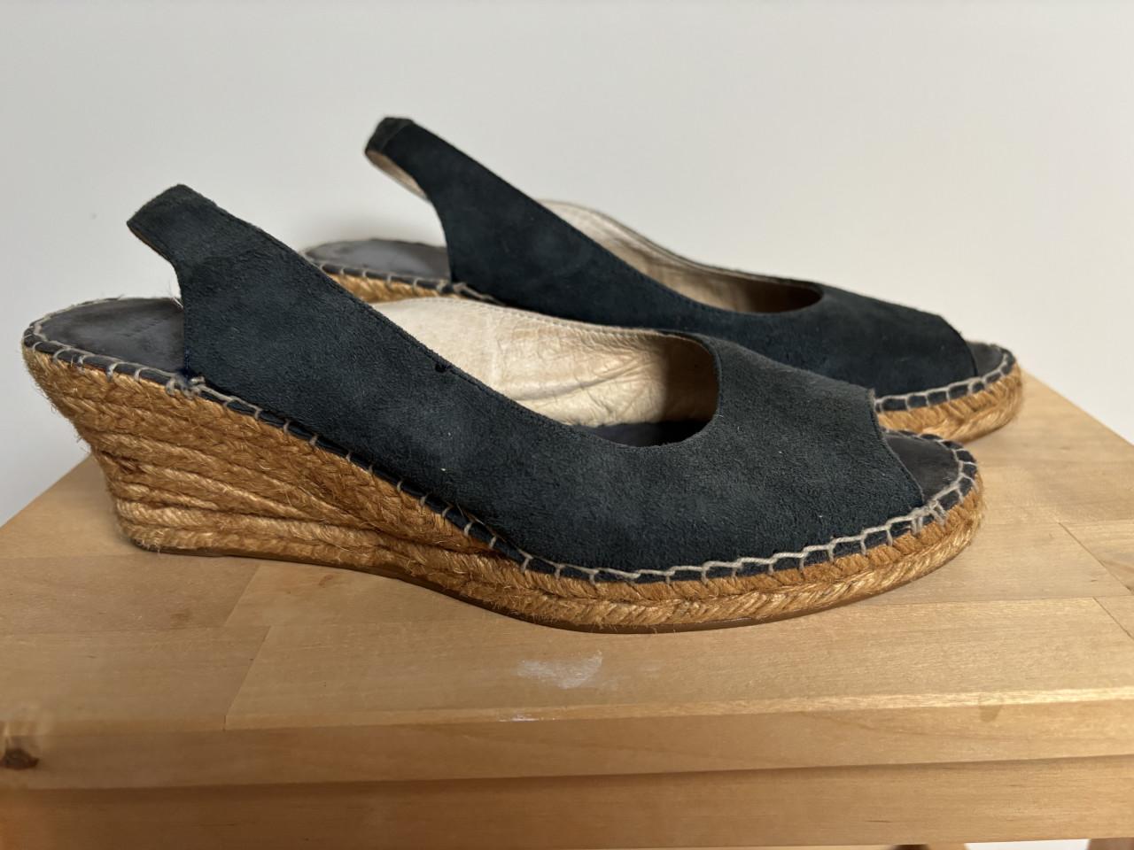 Espadrilles blauw suède Fred de la Bretoniere  maat 39