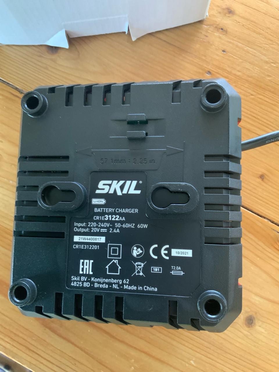 Opvangbak skil maaimachine plus accu. z.g.a.n.