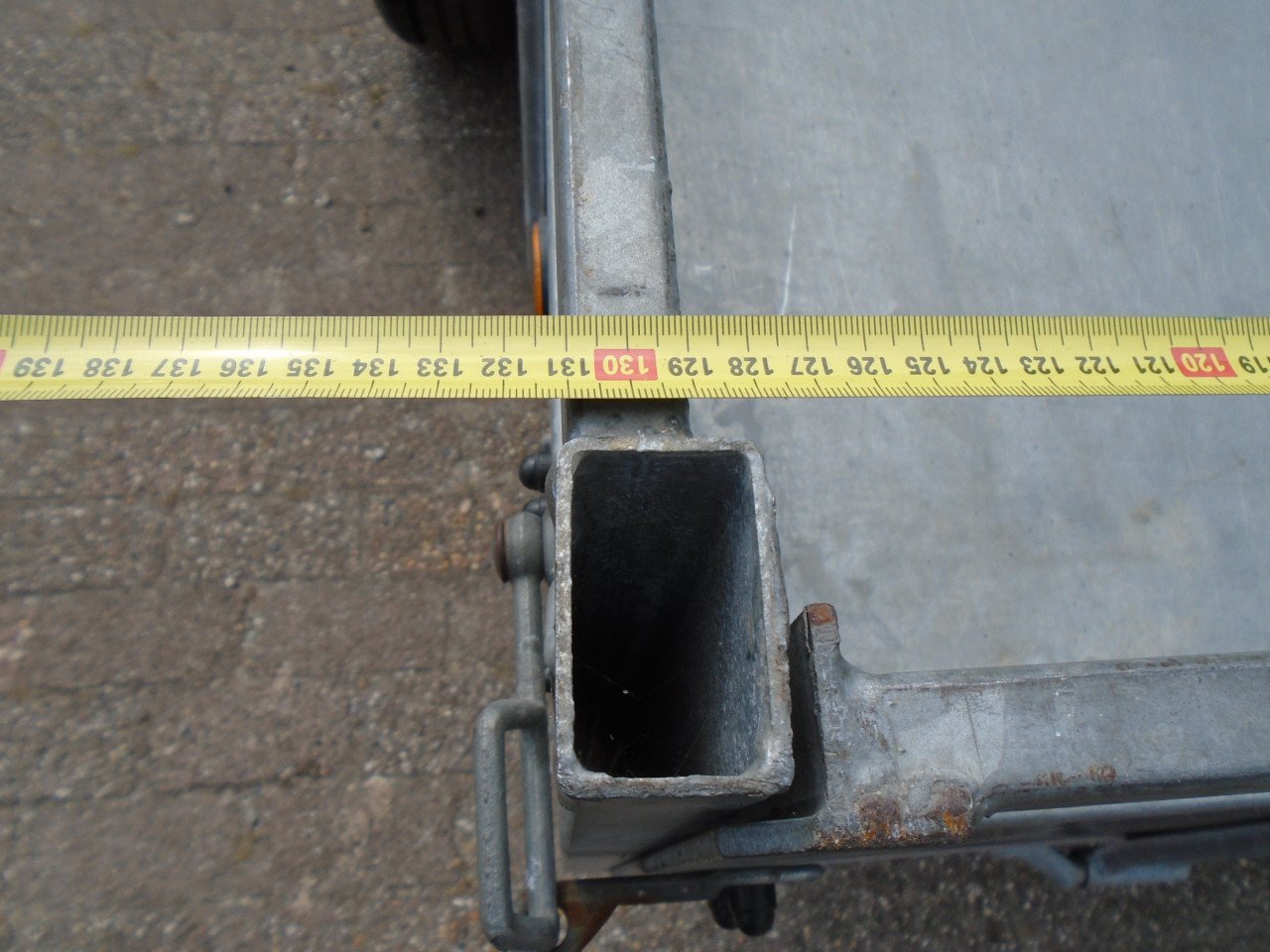 Gegalvaniseerde aanhanger 255x130 GERESERVEERD