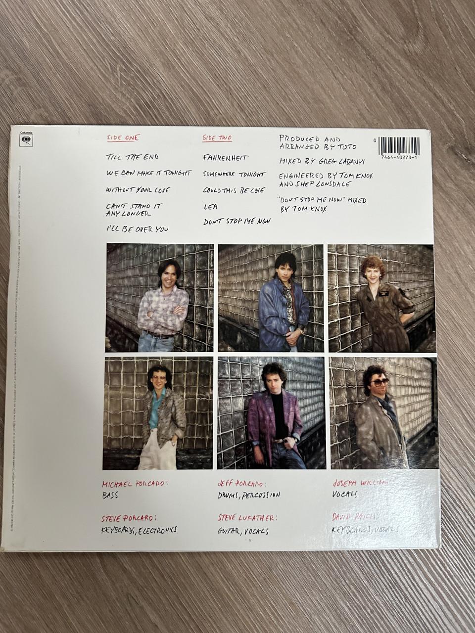 Toto - Fahrenheit / vinyl LP