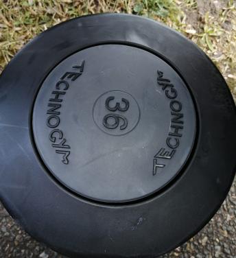 Set technogym dumbells 2 x 36 kg