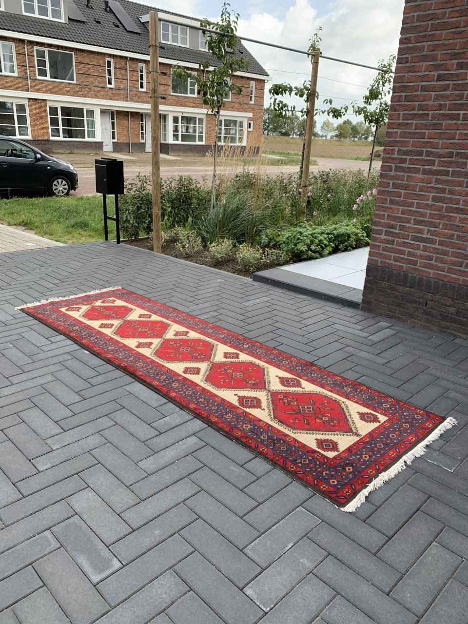 ✨Prachtige Sfeervolle Handgeknoopte Vintage Loper✨