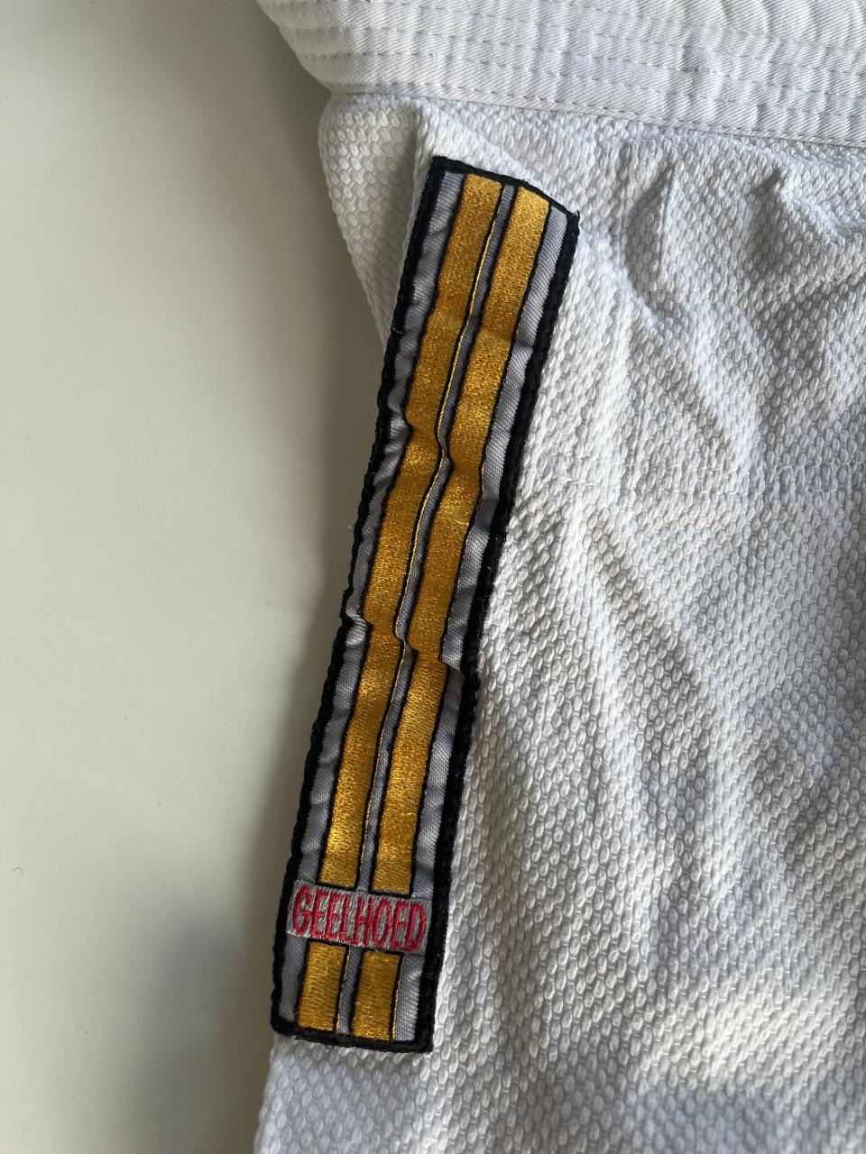 Judopak geelhoed mt 170 in nieuwstaat