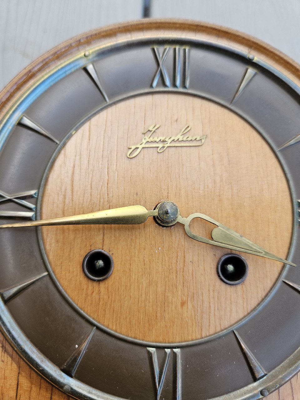 Prachtige kleine Junghans pendule, klein model, werkende staat...