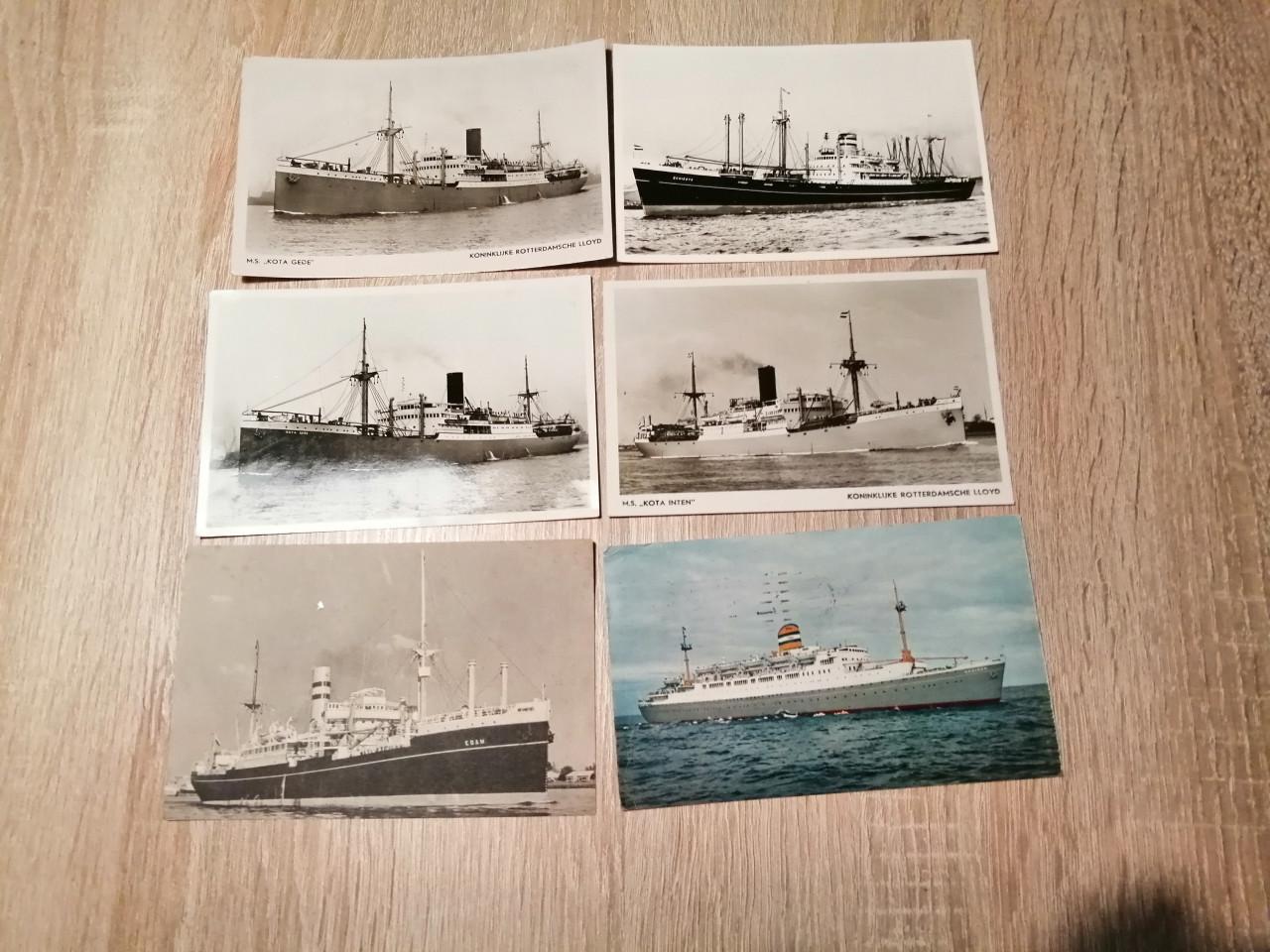 Ansichtkaarten schepen