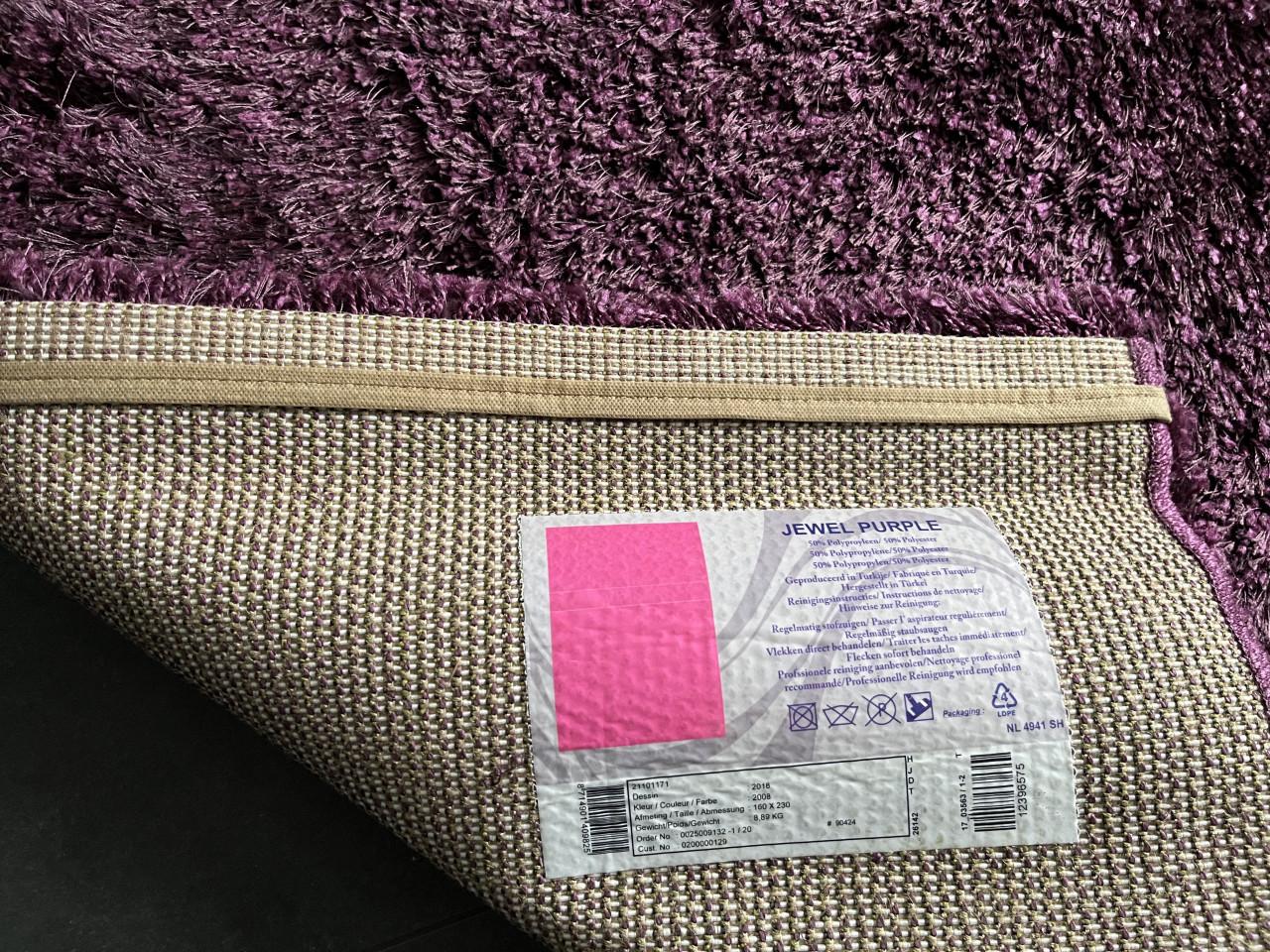 Vloerkleed 160x230, paars