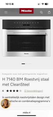Miele combimagnetron oven
