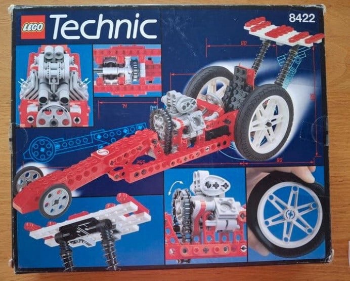 Technic LEGO 8422 motor 2 modellen