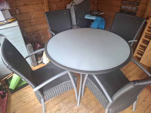 Tuinset inclusief 4 stoelen