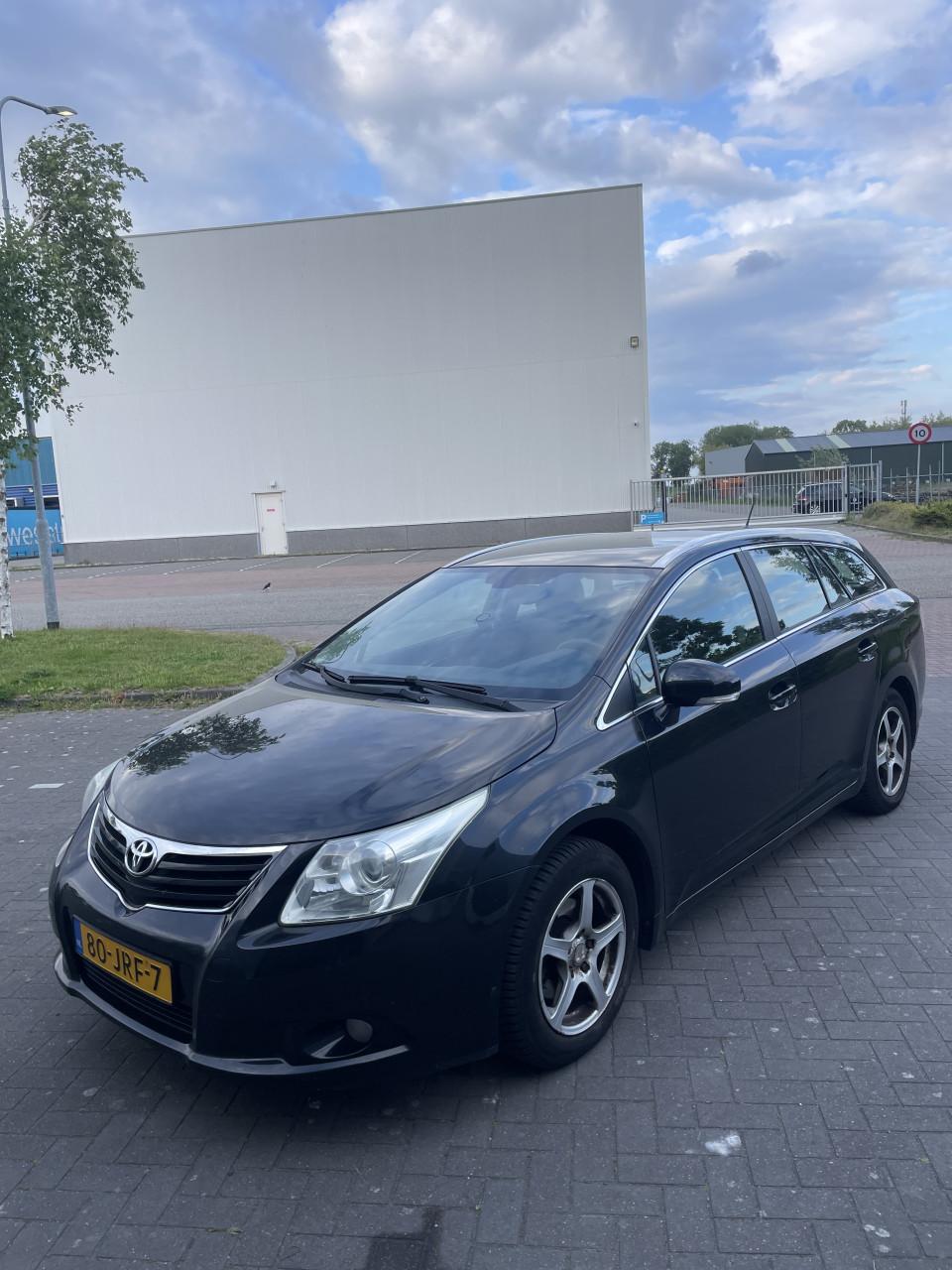 Toyota Avensis 1.8 Vvt-i Wagon 2009 Zwart | NAP | NIEUWE APK!