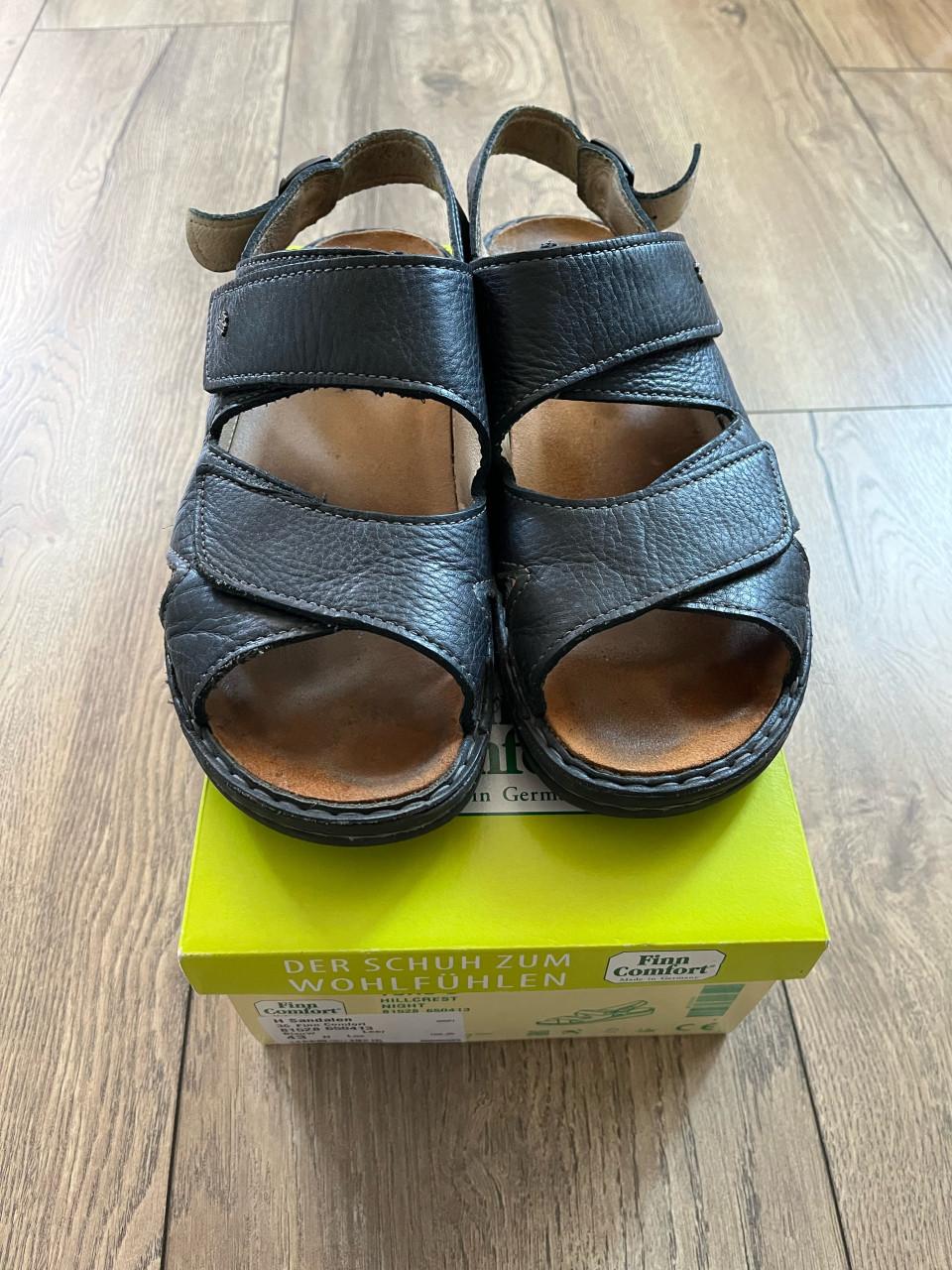 Finn Comfort leren sandalen blauw 43 Toro-S Hillcrest night