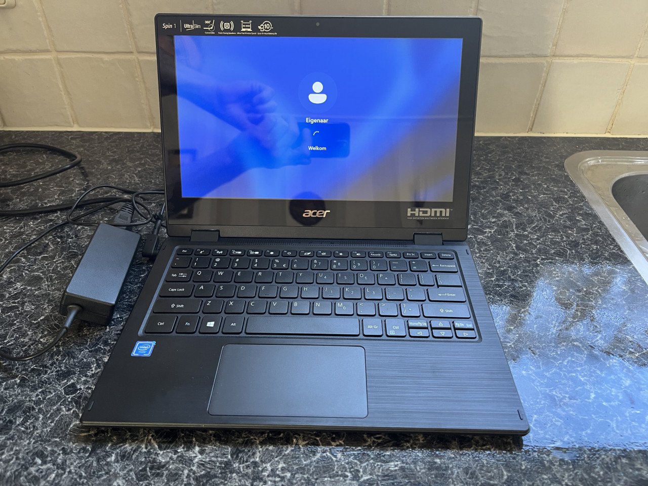 Acer Spin 1 convertible 2-in-1 N4020 128Gb SSD Windows 11 touchscreen 85€
