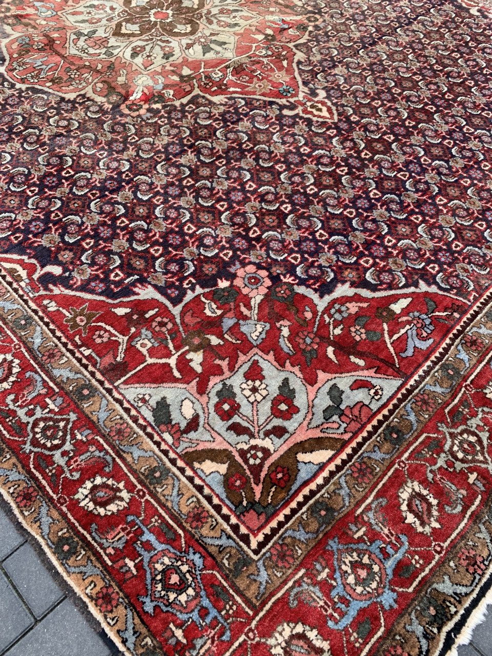 ✨Schitterend Sfeervol Handgeknoopt Vintage Vloerkleed ✨Met Certificaat.