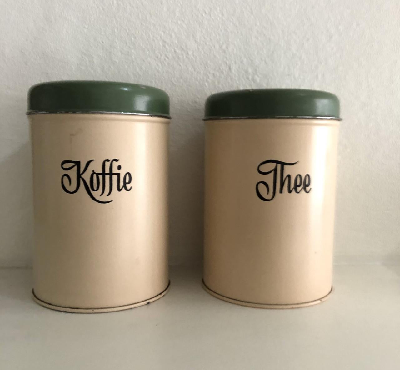 Set van 2 vintage voorraadbussen van Brabantia