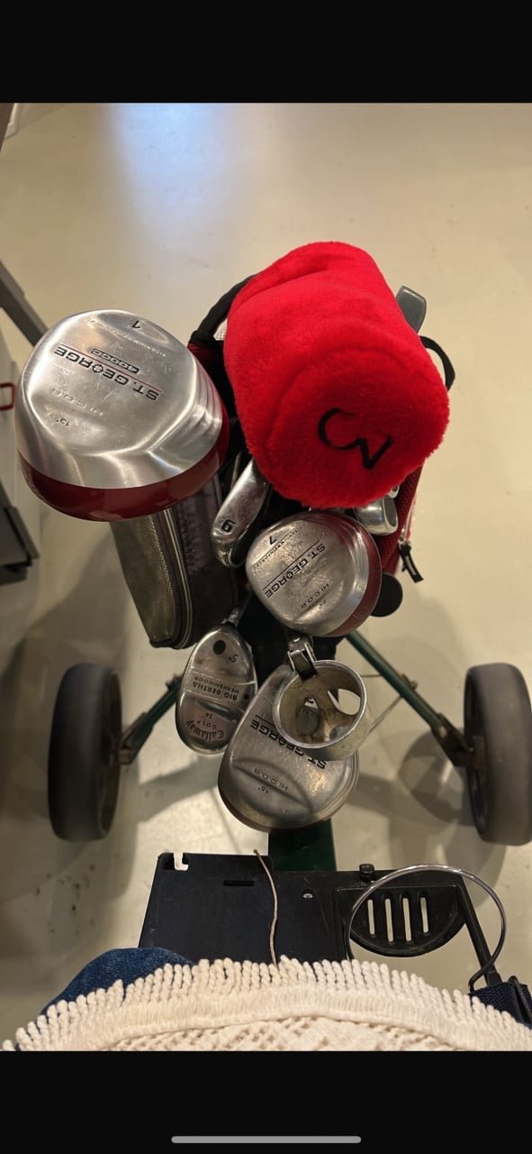 Macgregor golfkar met toebehoren