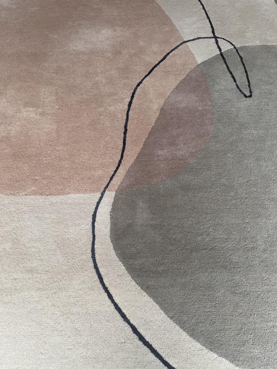 Benuta Pure Shape wollen tapijt 160x230 cm