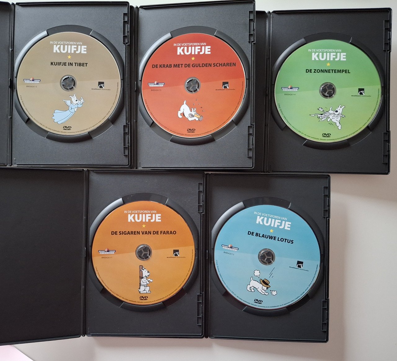 DVD's Kuifje: In de voetsporen van Kuifje