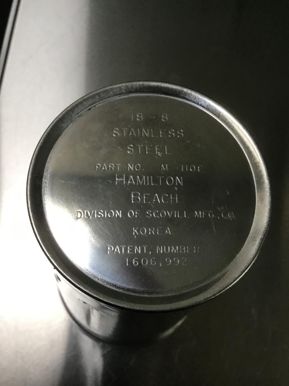 Hamilton beach milkshake maker