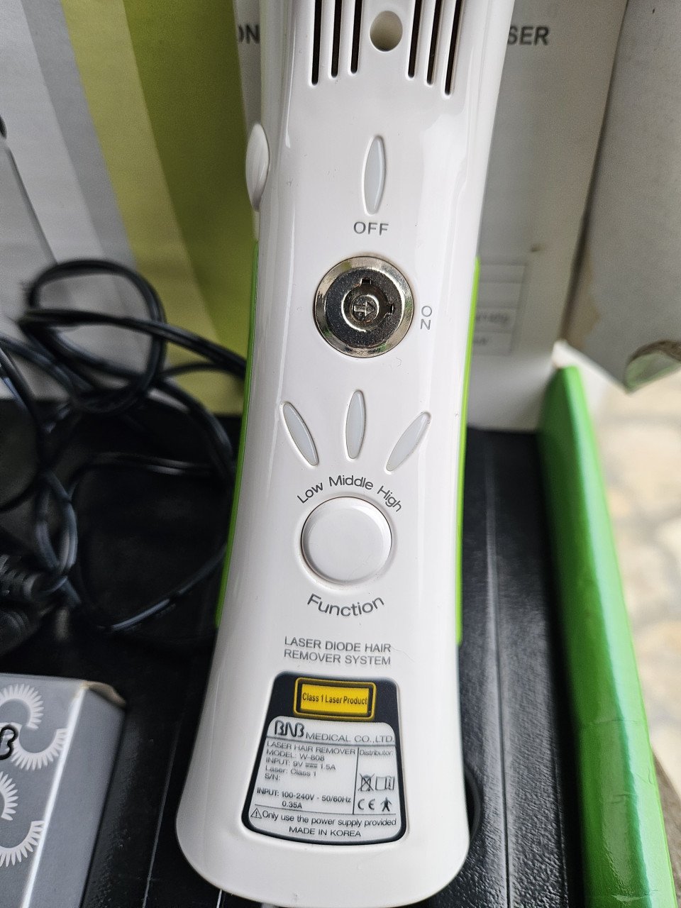 Werkende zgan REA laser ontharingsapparaat, zeer nette staat