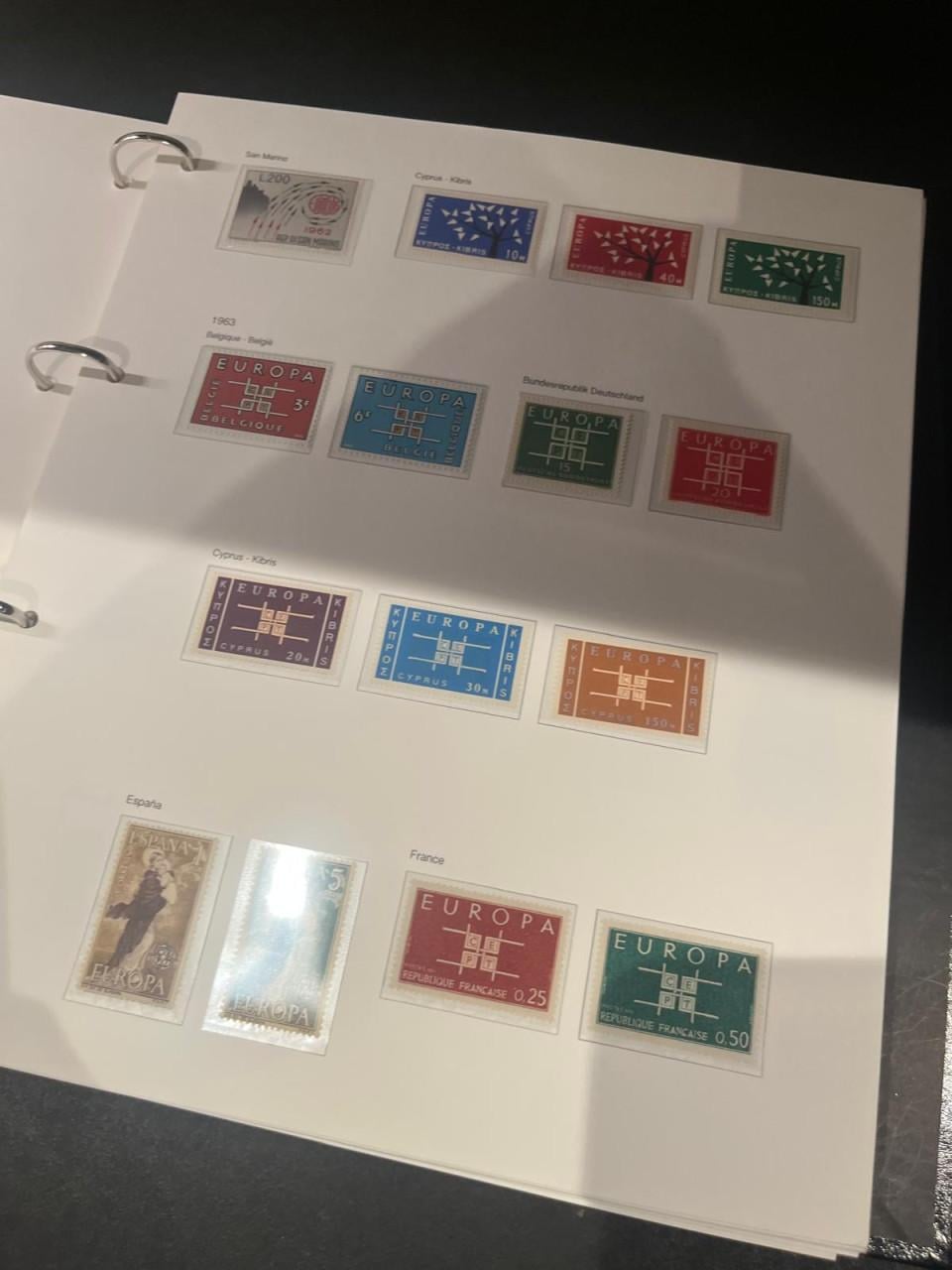 Album met fdc's Europa CEPT