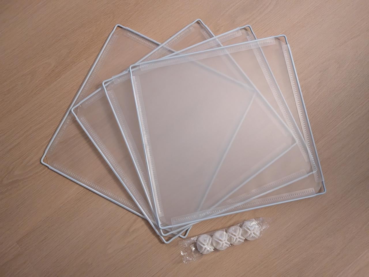 Cavia / Konijnen kooi (Draadkubus 4x2)+ 4st trixie panelen