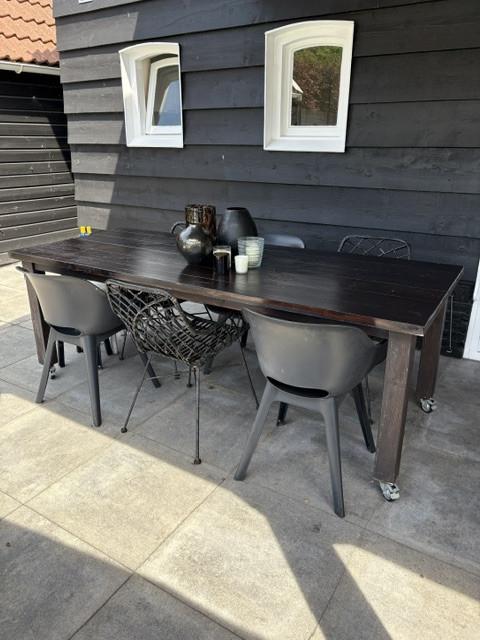 Tuintafel met 6 stoelen