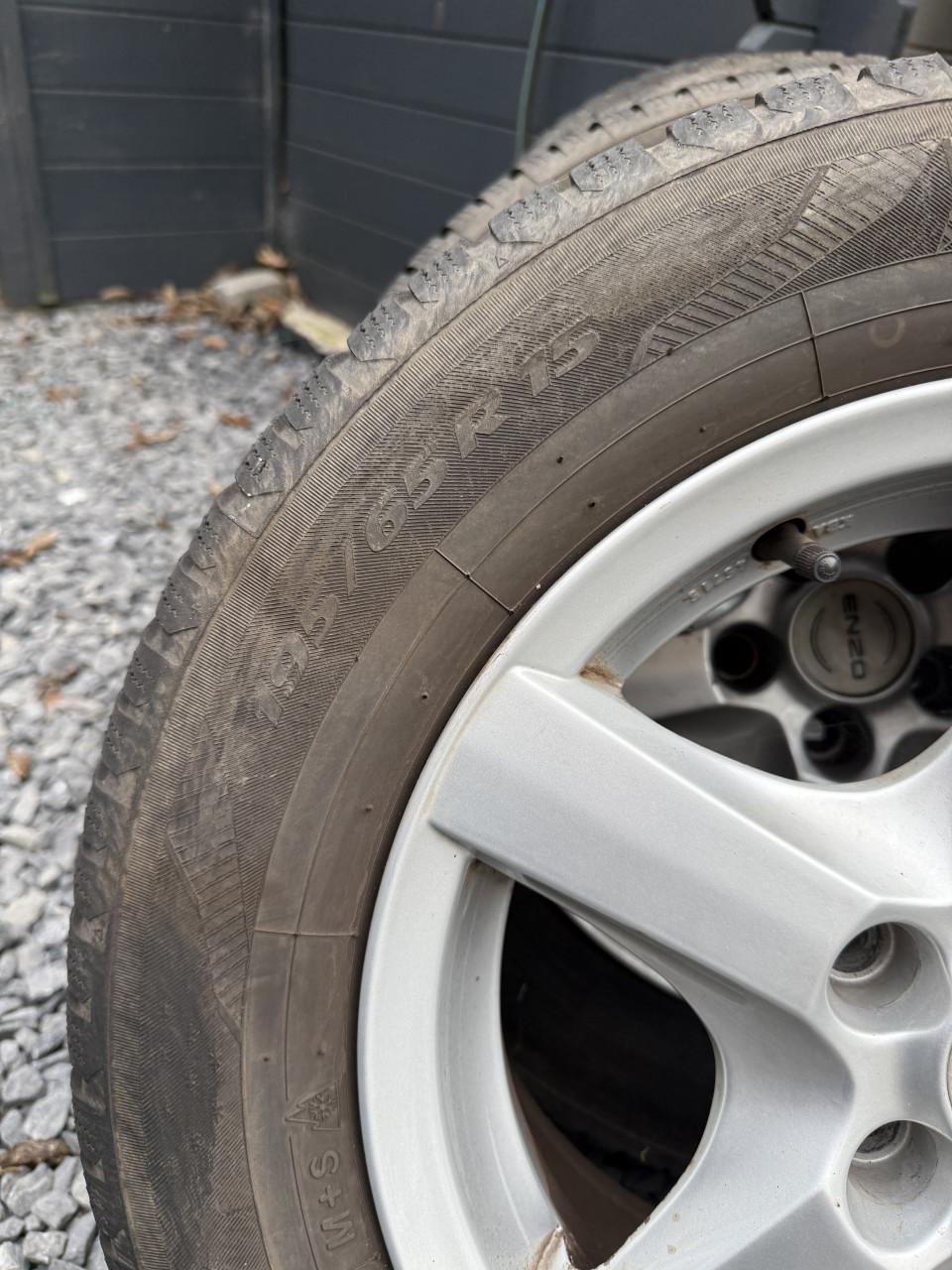 Winterbanden met velgen