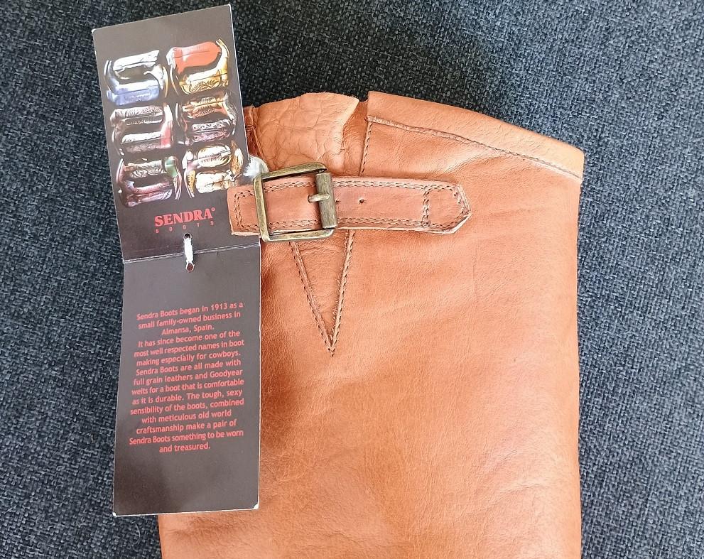 NIEUWE leren laarzen - merk SENDRA - maat 40 ...