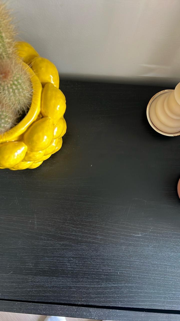 Tv meubel met rotan