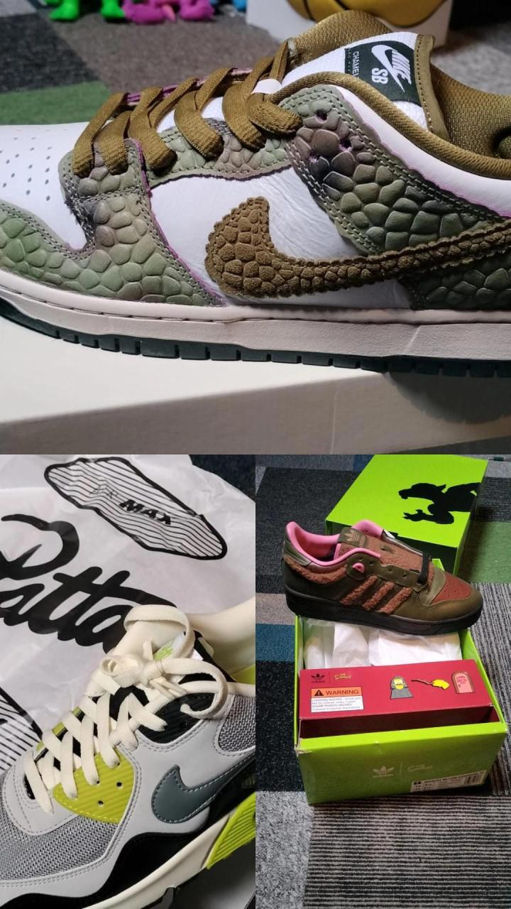 Te koop 48 paar schoenen collectie Nike Timberland nieuw