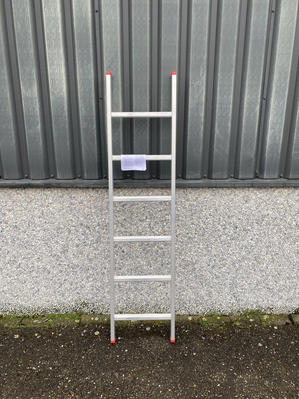 Ladder 6 treden zwart gecoat NIEUW