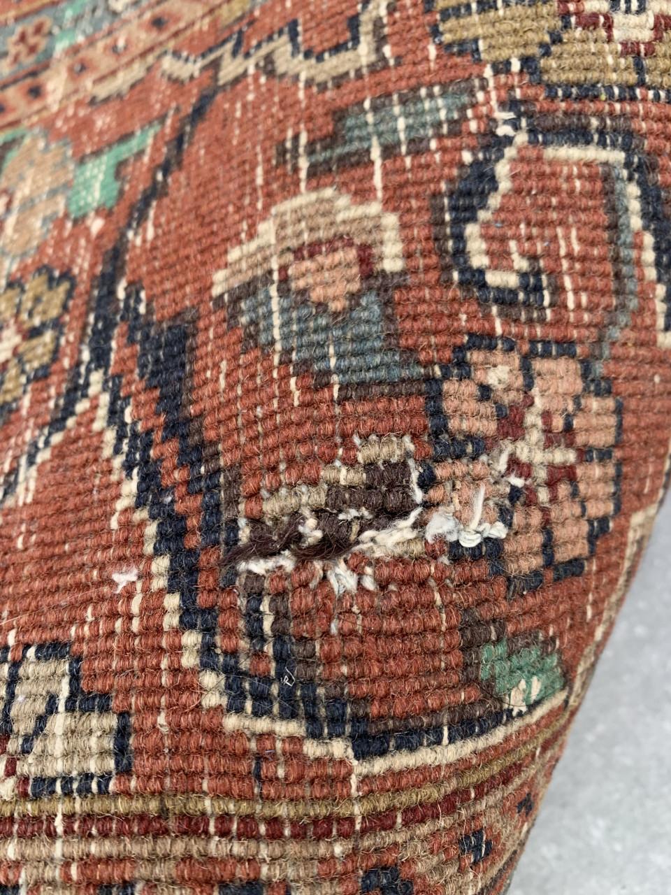 🤎Schitterend Sfeervol Handgeknoopt Vintage Vloerkleed🤎