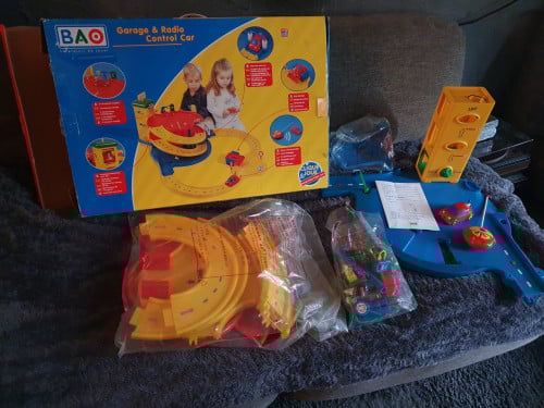 Zgan grote doos Bao Super City Garage Speelgoedgarage incl veel accessoires