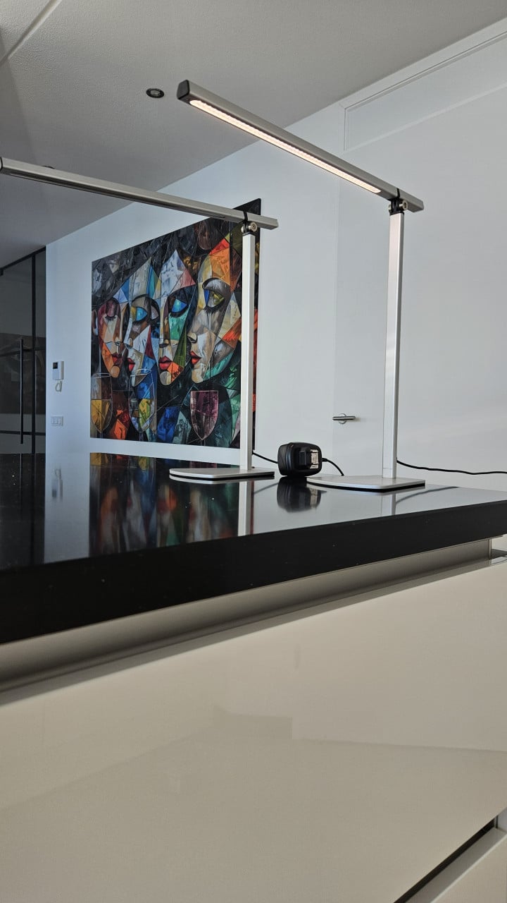 Design metalen LED burolamp ( 2x )