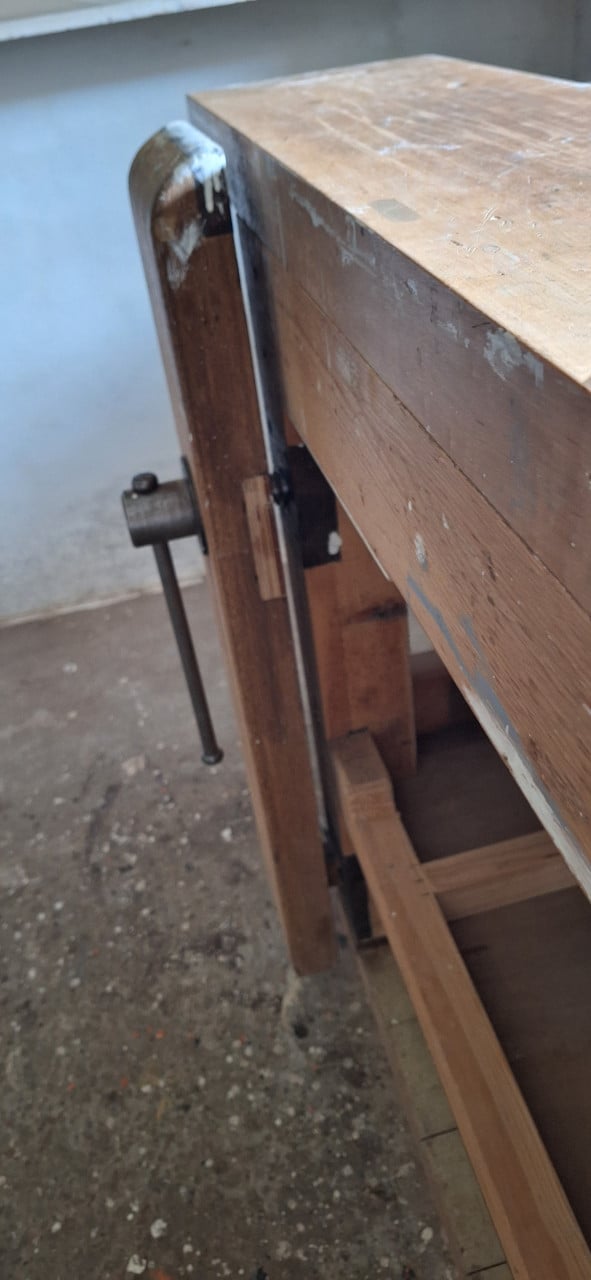 Houten werkbank
