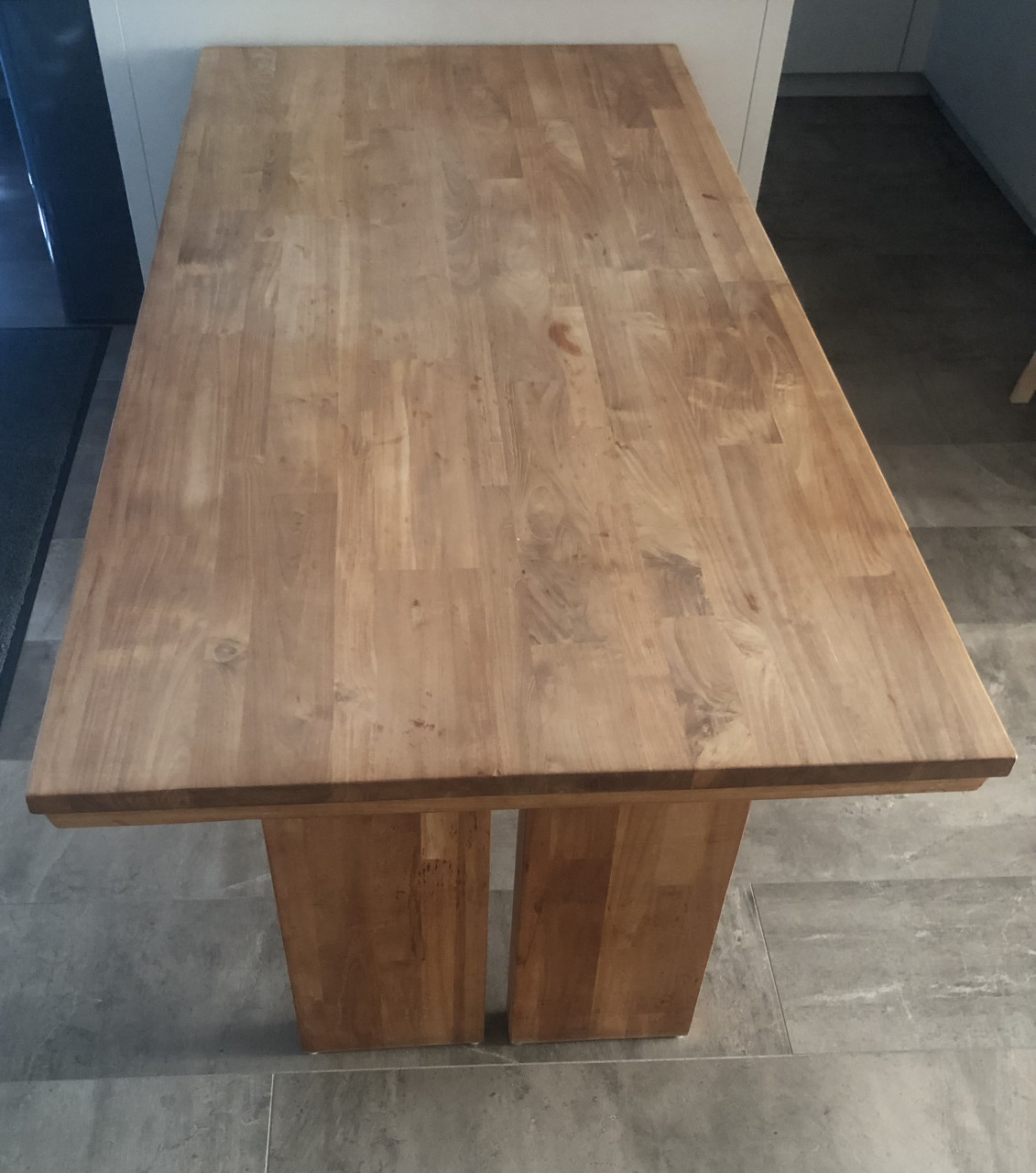 (Onbehandeld) Teak houten eettafel (180cm)