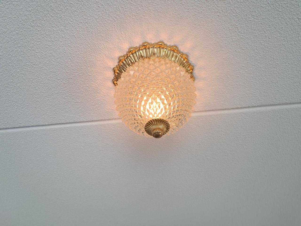 Unieke Italiaanse antieke lamp - plafonnière