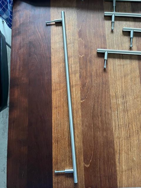 Handgrepen voor keukenkasten/ lades RVS 6 stuks