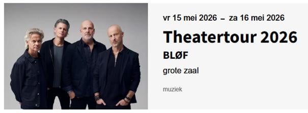 Ticket concert Blof