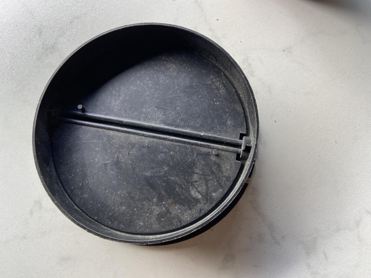 100 mm kunststof vlinderklep.