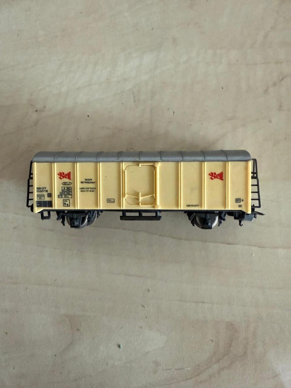 Modelbouw 6 wagons