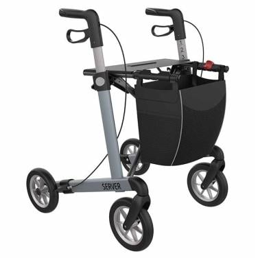 Server lichtgewicht rollator met soft banden Modern wendbaar loopcomfort