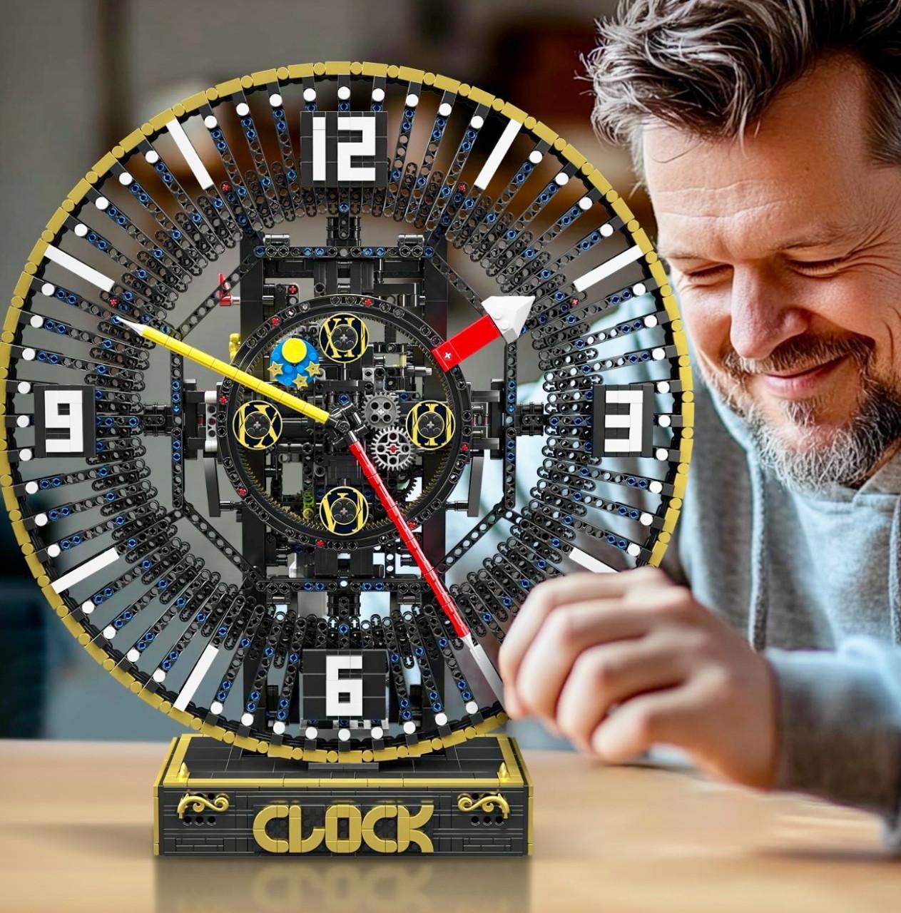Mould King klok (10160] - vergelijkbaar met Lego Technic.