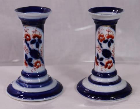 2 Japanse Kandelaars ( Porselein )